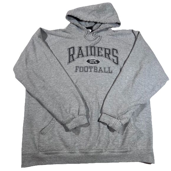 NFL Other - Vintage Oakland Raiders NFL Football Hooded Sweatshirt Hoodie Men's XL
